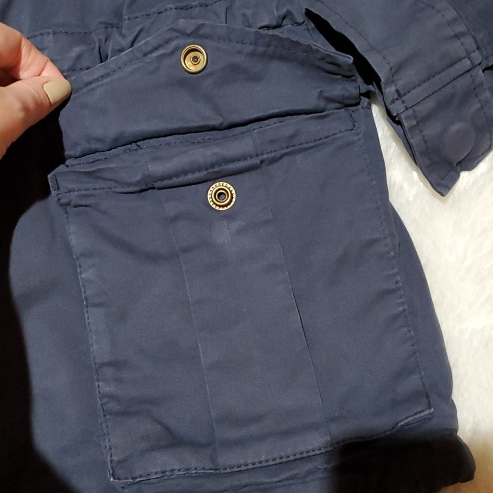 Hinge Navy Fatigue Utility Jacket - image 4